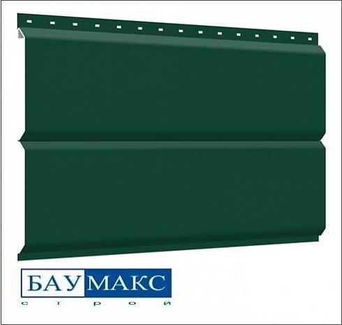 Сайдинг металлический БРУС Т.Зеленый RAL 6005 Полиэстер